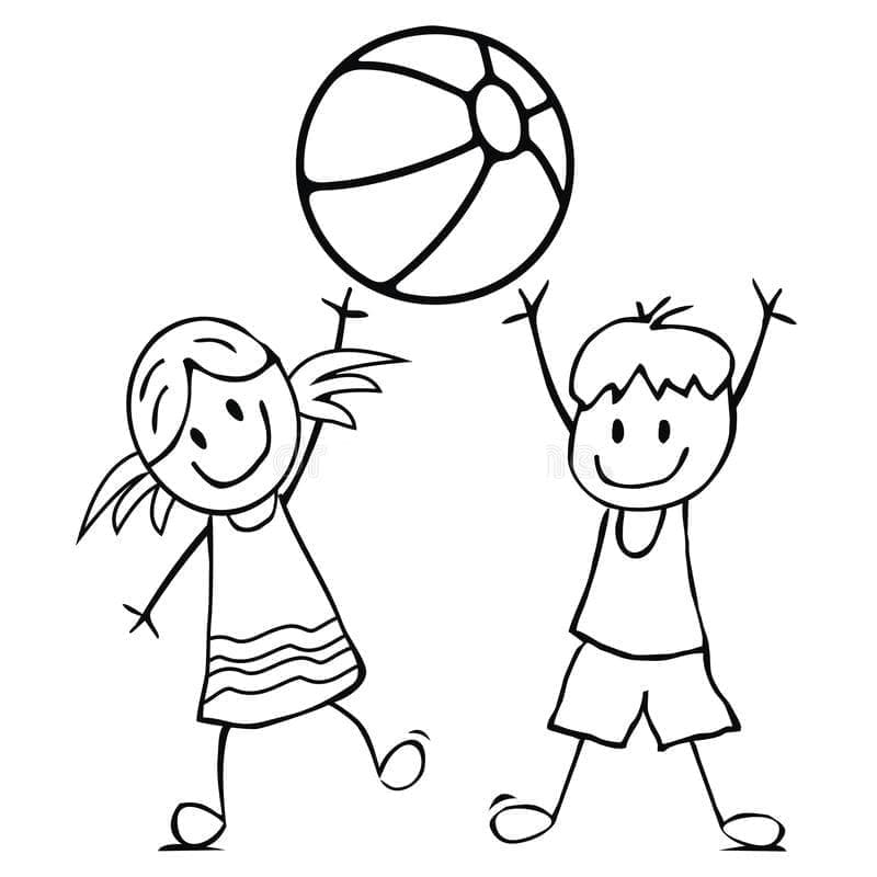 Dibujo gratuito Pelota de Playa #207078 de la coleccion Objetos para imprimir