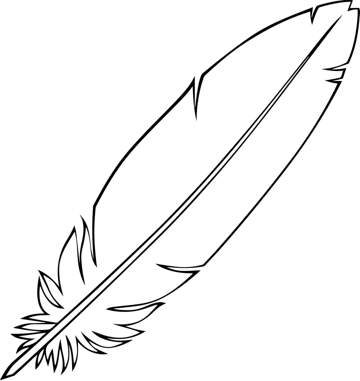 Dibujo gratuito Pluma #212627 de la coleccion Objetos para imprimir