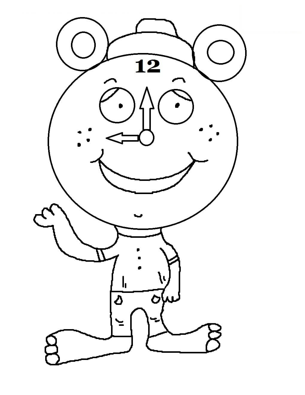 Dibujo gratuito Reloj #172832 de la coleccion Objetos para imprimir