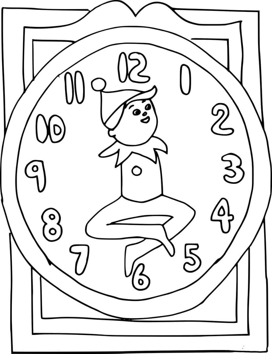 Dibujo gratuito Reloj #172843 de la coleccion Objetos para imprimir