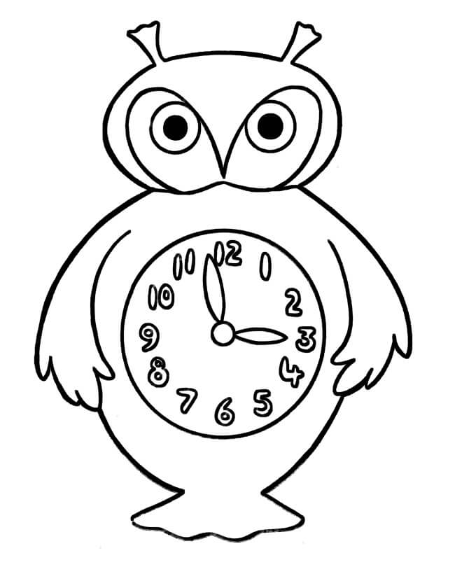 Dibujo gratuito Reloj #172846 de la coleccion Objetos para imprimir
