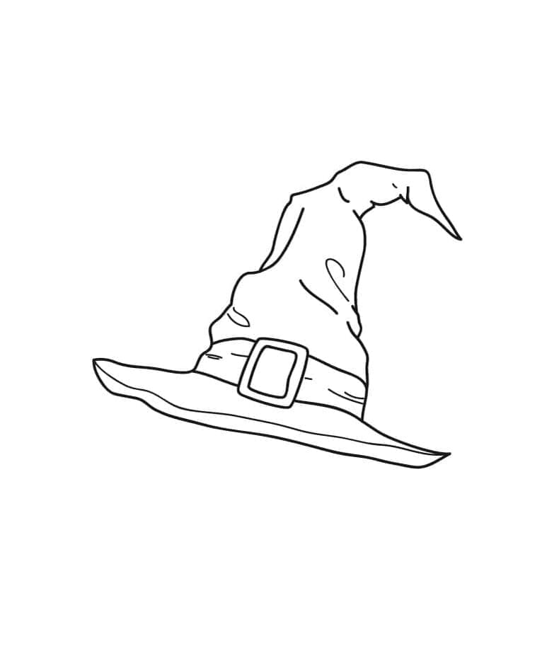 Dibujo gratuito Sombrero de Bruja #204007 de la coleccion Objetos para imprimir