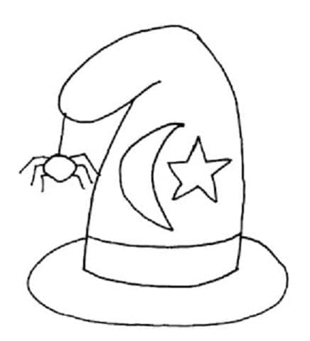 Dibujo gratuito Sombrero de Bruja #204009 de la coleccion Objetos para imprimir Dibujo gratuito Sombrero de Bruja #204009 de la coleccion Objetos para imprimir