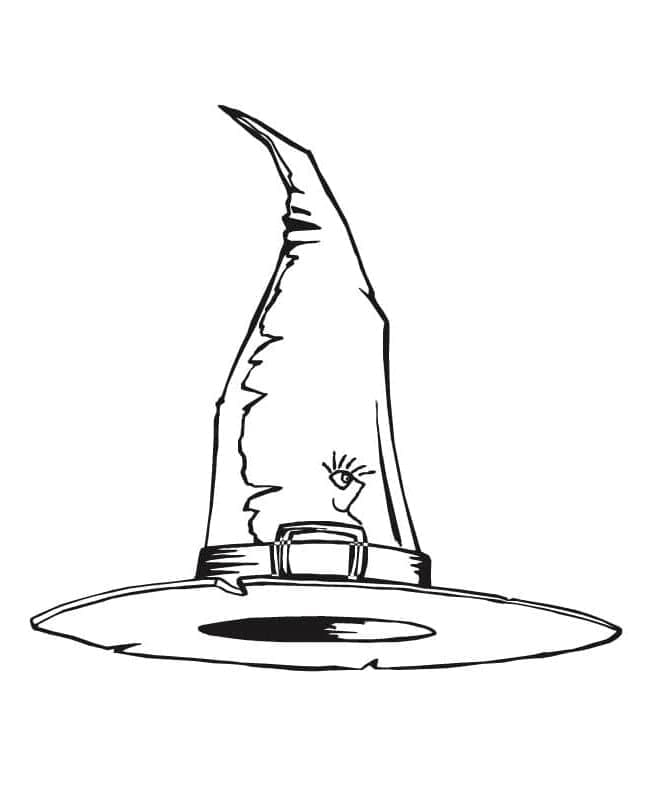 Dibujo gratuito Sombrero de Bruja #204013 de la coleccion Objetos para imprimir