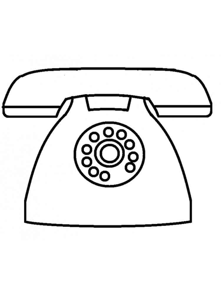 Dibujo gratuito Teléfono #192587 de la coleccion Objetos para imprimir Dibujo gratuito Teléfono #192587 de la coleccion Objetos para imprimir