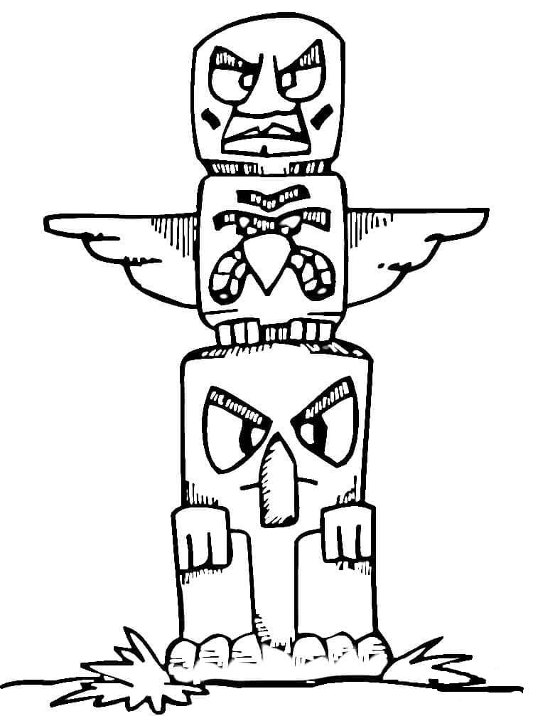 Dibujo gratuito Tótem #203096 de la coleccion Objetos para imprimir