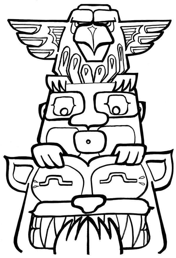 Dibujo gratuito Tótem #203099 de la coleccion Objetos para imprimir