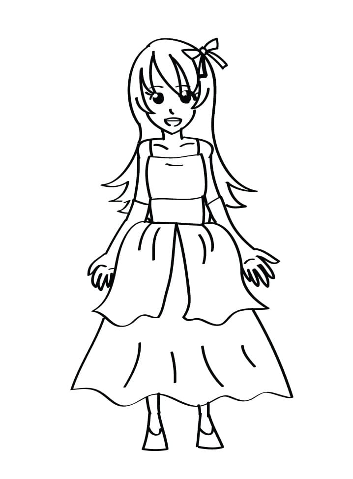 Dibujo gratuito Vestido #186201 de la coleccion Objetos para imprimir