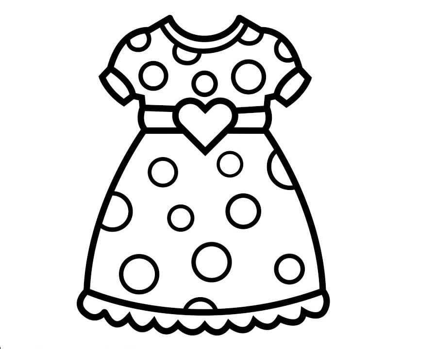 Dibujo gratuito Vestido #186202 de la coleccion Objetos para imprimir