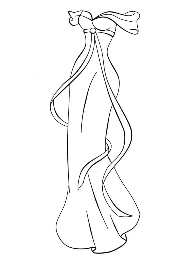Dibujo gratuito Vestido #186205 de la coleccion Objetos para imprimir