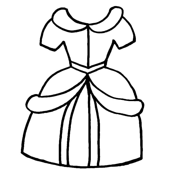 Dibujo gratuito Vestido #186214 de la coleccion Objetos para imprimir
