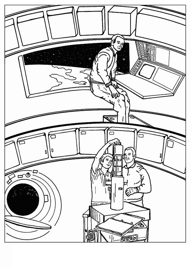 Dibujo para colorear: Astronauta (Ocupaciones) #87682 - Dibujos para Colorear e Imprimir Gratis
