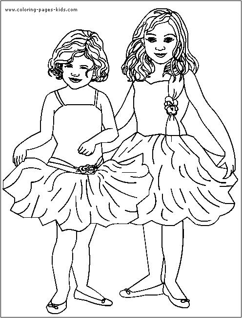 Dibujo para colorear: Bailarín / Bailarina (Ocupaciones) #92136 - Dibujos para Colorear e Imprimir Gratis