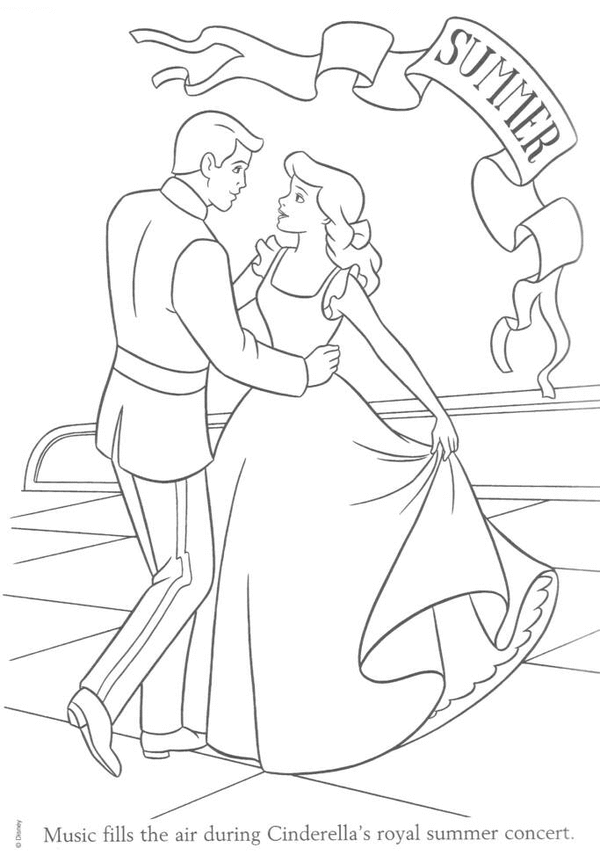 Dibujo para colorear: Bailarín / Bailarina (Ocupaciones) #92323 - Dibujos para Colorear e Imprimir Gratis