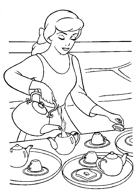 Dibujo para colorear: Cocinero / Cocinera (Ocupaciones) #92023 - Dibujos para Colorear e Imprimir Gratis