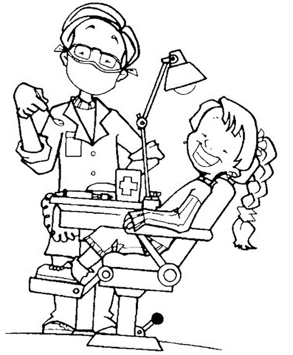 Libro para colorear de dibujos animados lineales de doodle de medicina de  odontología molar humana sana  Vector Premium