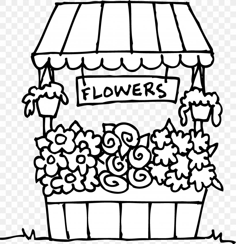 Dibujo para colorear: Florista (Ocupaciones) #170348 - Dibujos para Colorear e Imprimir Gratis