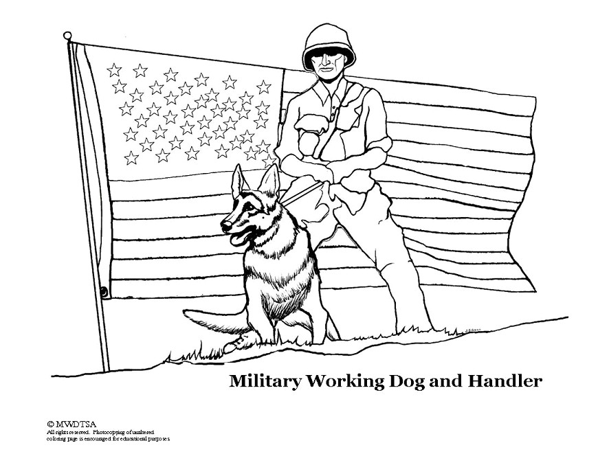 Dibujo para colorear: Militar (Ocupaciones) #102162 - Dibujos para Colorear e Imprimir Gratis