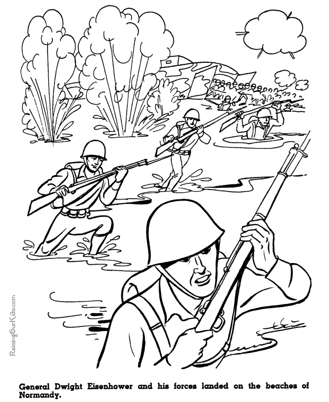 Dibujo para colorear: Militar (Ocupaciones) #102232 - Dibujos para Colorear e Imprimir Gratis