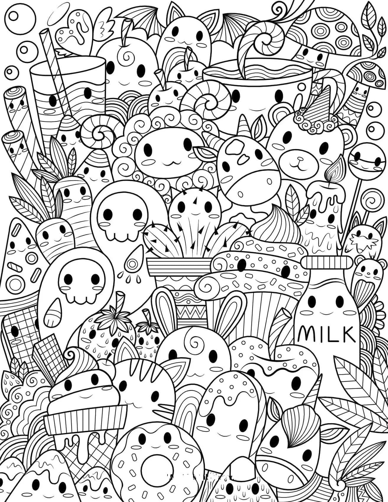 Dibujo gratuito Arte Doodle #190859 de la coleccion Otro para imprimir