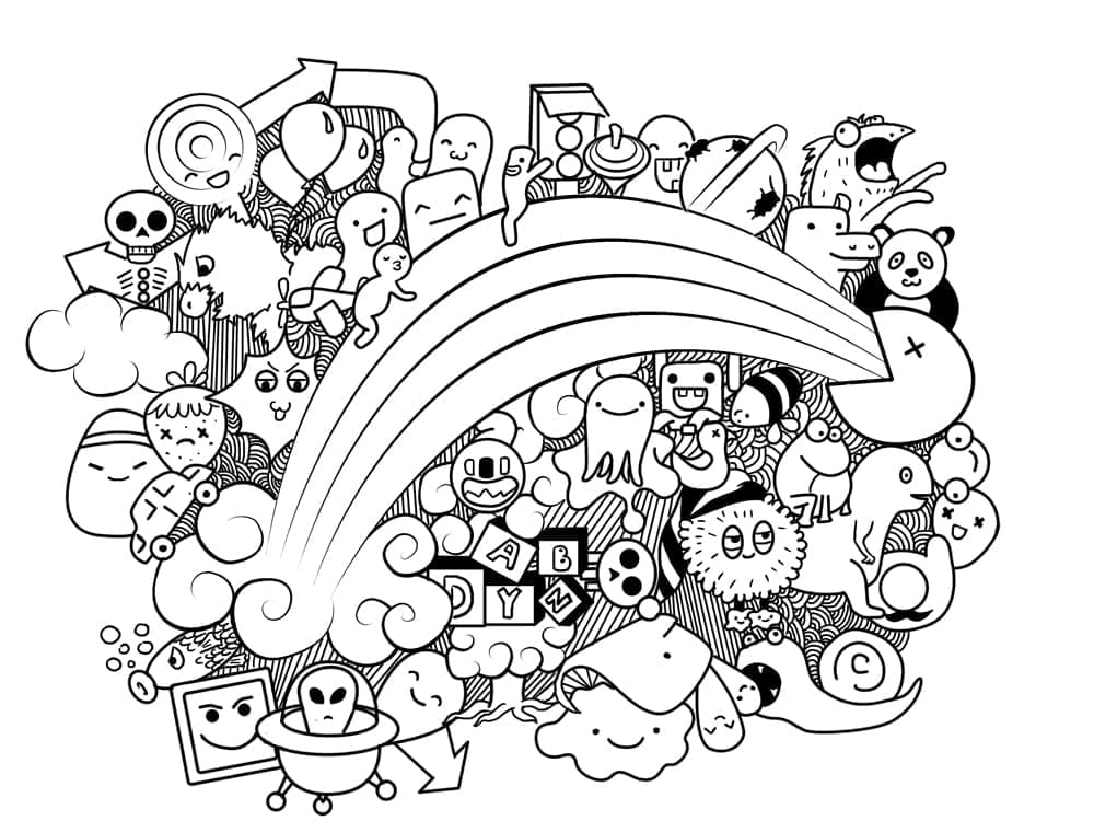 Dibujo gratuito Arte Doodle #190865 de la coleccion Otro para imprimir