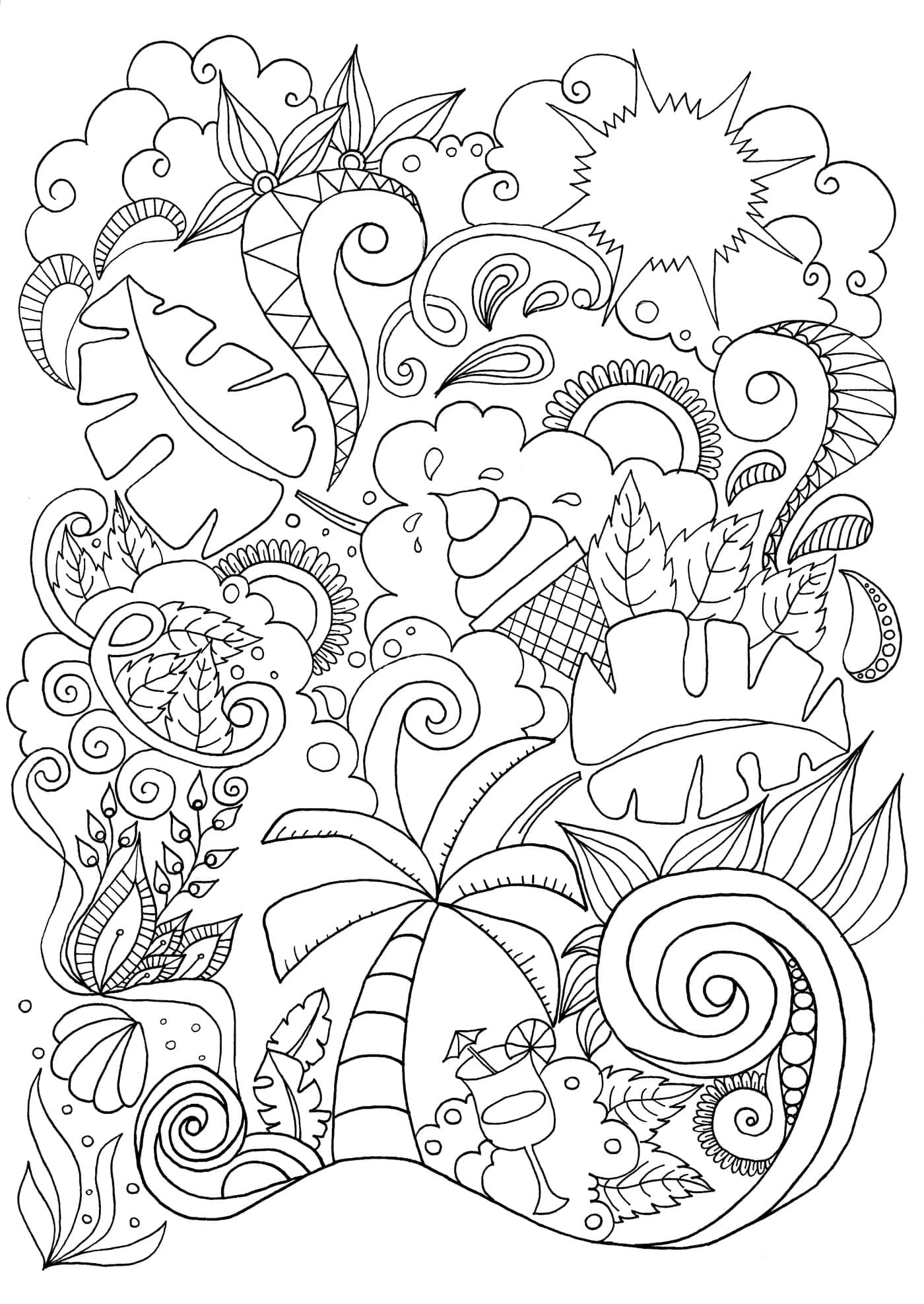 Dibujo gratuito Arte Doodle #190870 de la coleccion Otro para imprimir