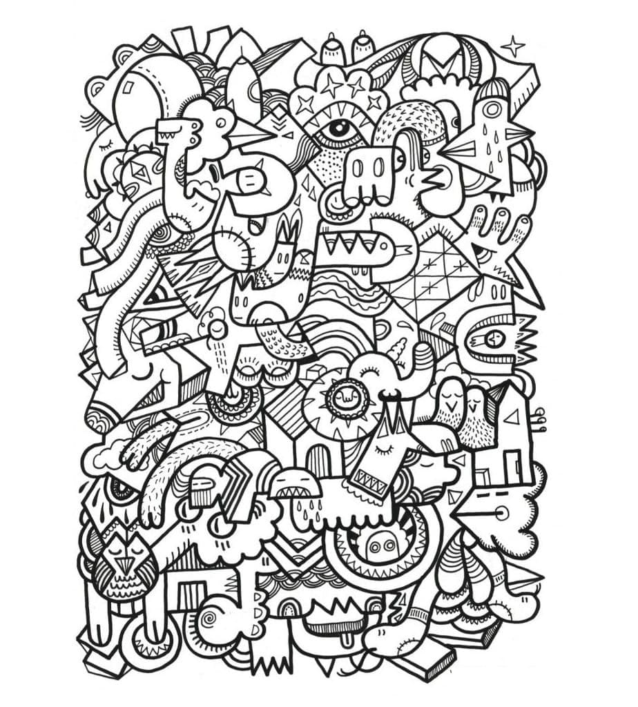Dibujo gratuito Arte Doodle #190880 de la coleccion Otro para imprimir