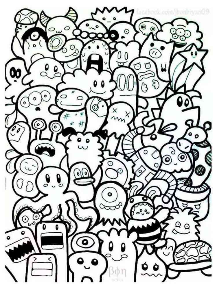 Dibujo gratuito Arte Doodle #190887 de la coleccion Otro para imprimir