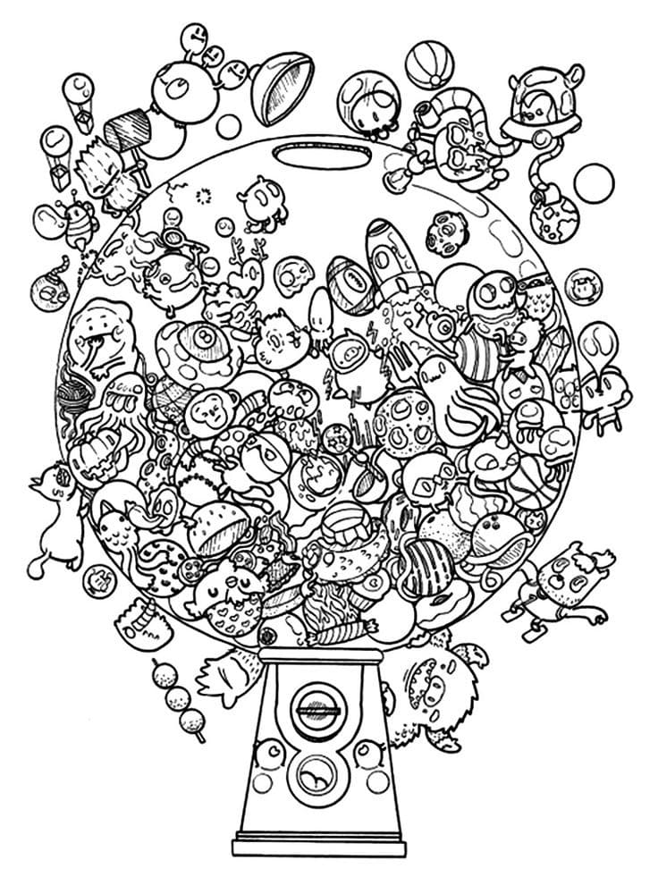 Dibujo gratuito Arte Doodle #190891 de la coleccion Otro para imprimir