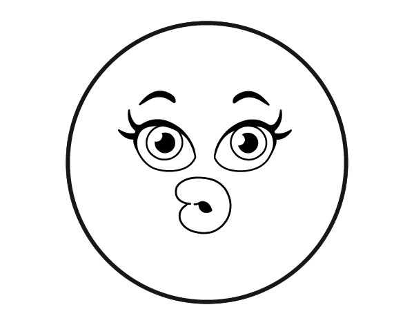 Dibujo para colorear: Emoticon (Otro) #115946 - Dibujos para Colorear e Imprimir Gratis