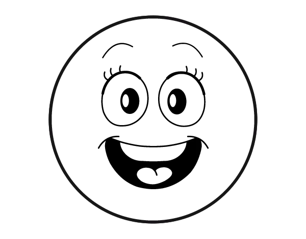 Dibujo para colorear: Emoticon (Otro) #115970 - Dibujos para Colorear e Imprimir Gratis