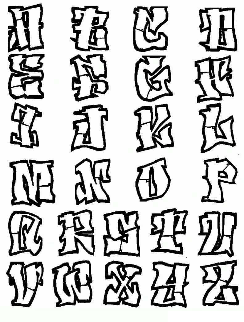 Dibujo gratuito Graffiti #192200 de la coleccion Otro para imprimir