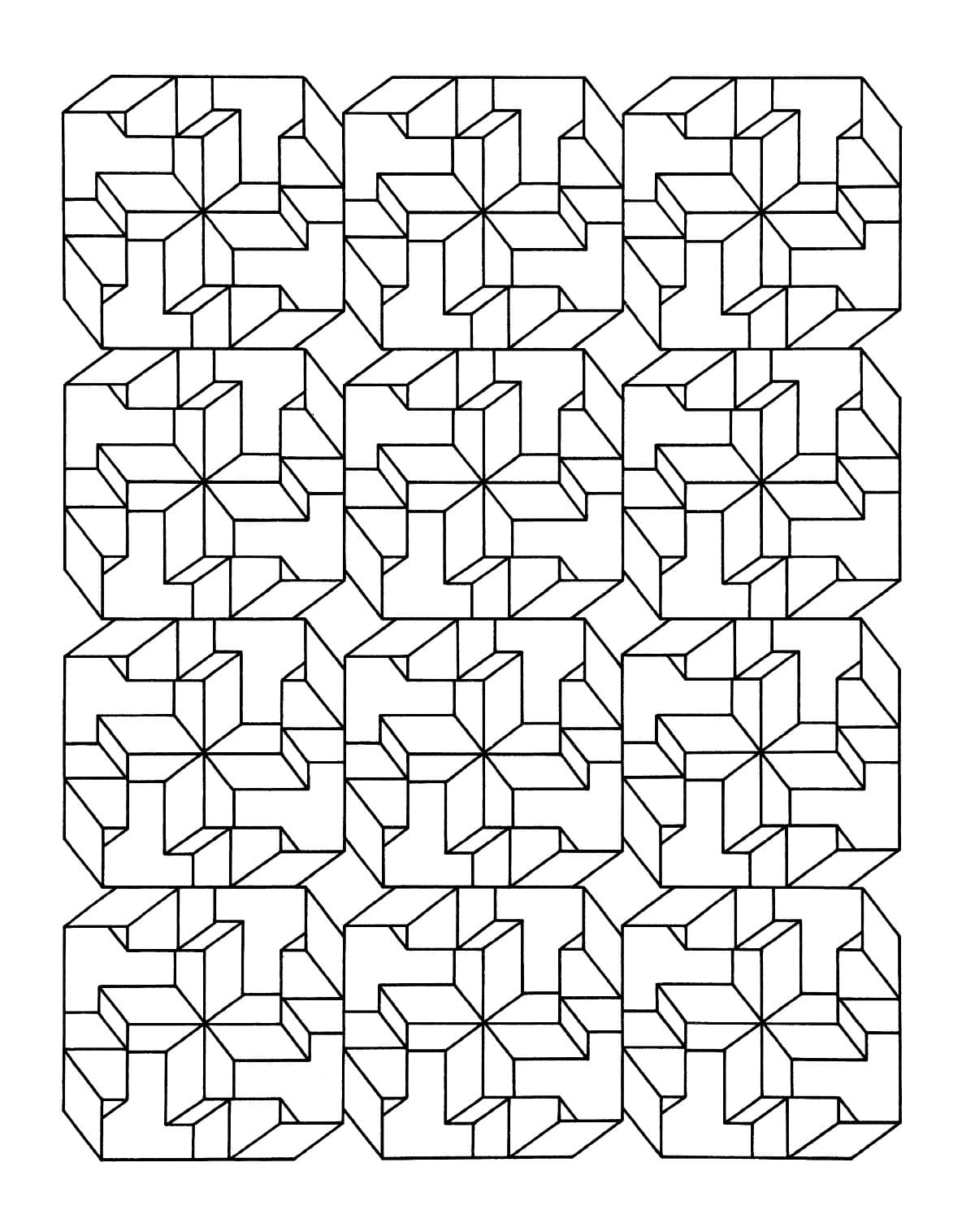 Dibujo gratuito Ilusión Óptica #213937 de la coleccion Otro para imprimir