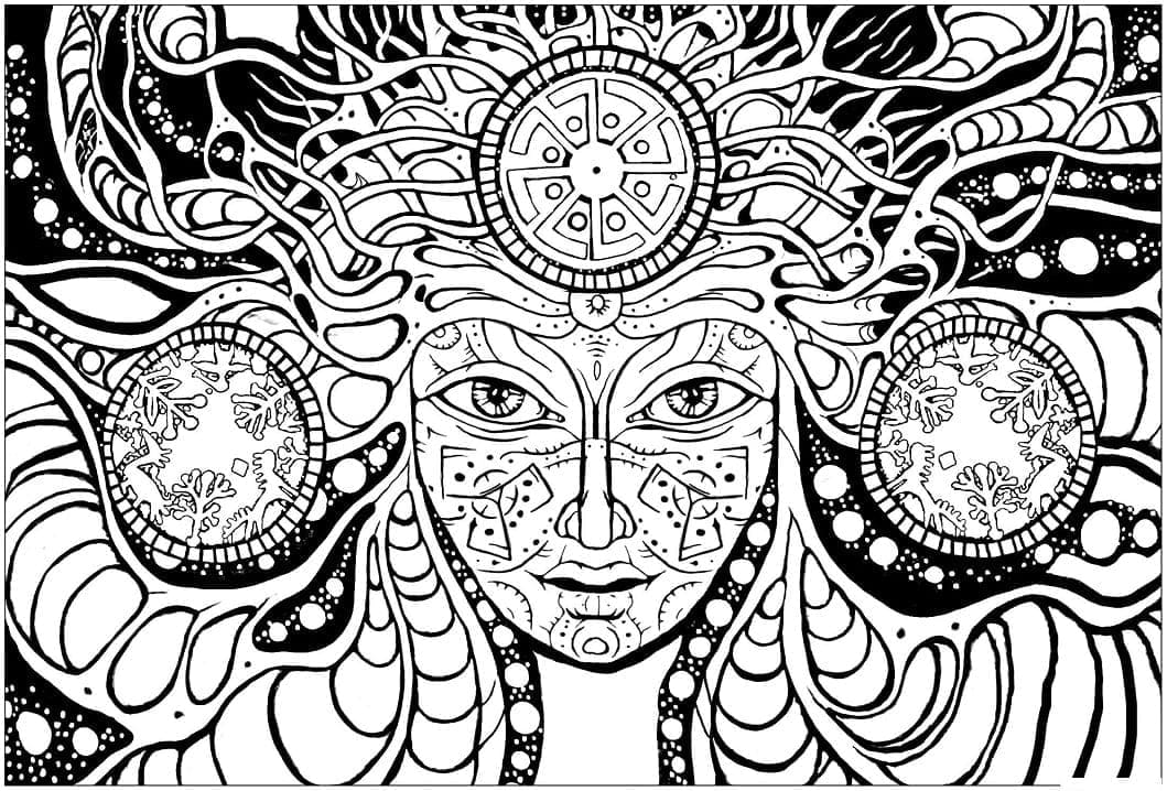 Dibujo gratuito Psicodélico #210027 de la coleccion Otro para imprimir