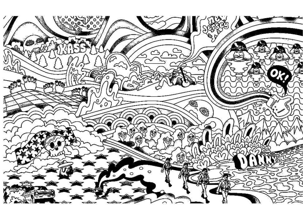 Dibujo gratuito Psicodélico #210037 de la coleccion Otro para imprimir
