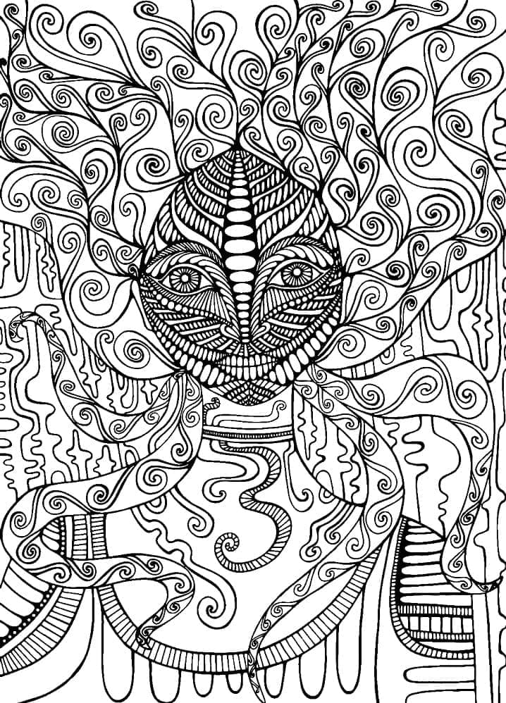 Dibujo gratuito Psicodélico #210050 de la coleccion Otro para imprimir