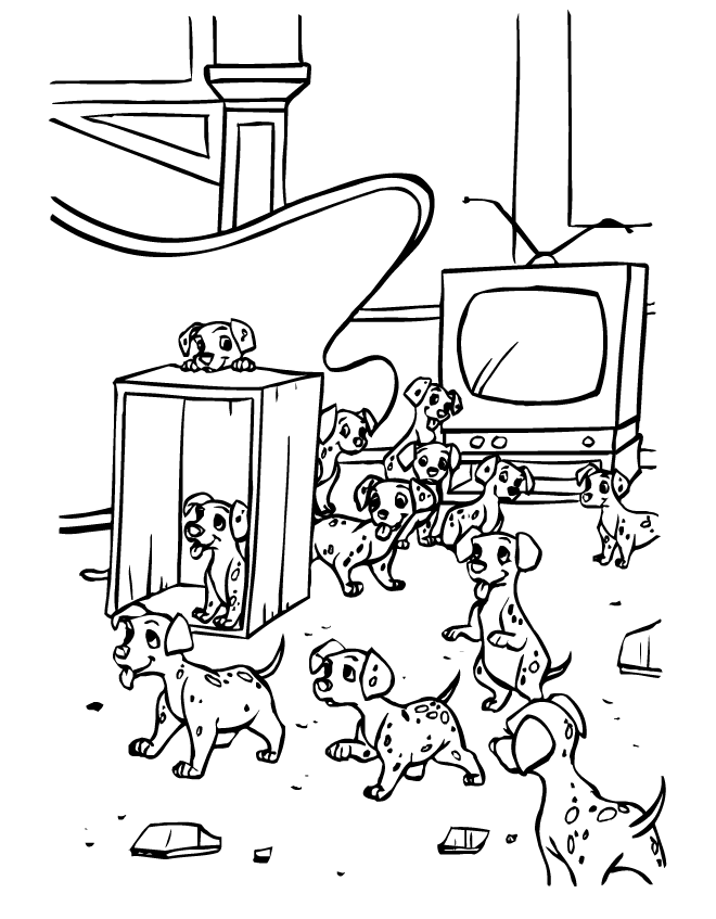 Dibujo gratuito 101 Dálmatas #129230 de la coleccion Películas de Animación para imprimir Dibujo gratuito 101 Dálmatas #129230 de la coleccion Películas de Animación para imprimir