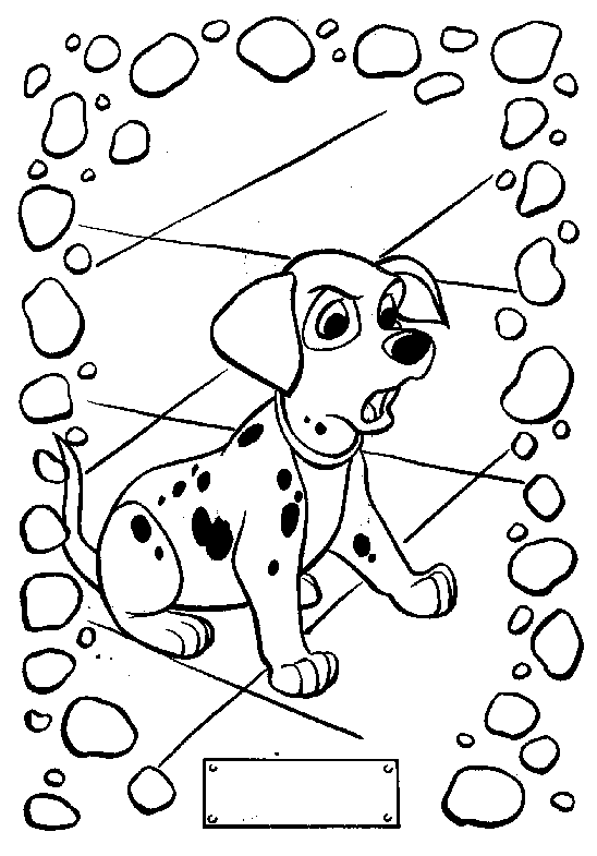 Dibujo gratuito 101 Dálmatas #129306 de la coleccion Películas de Animación para imprimir