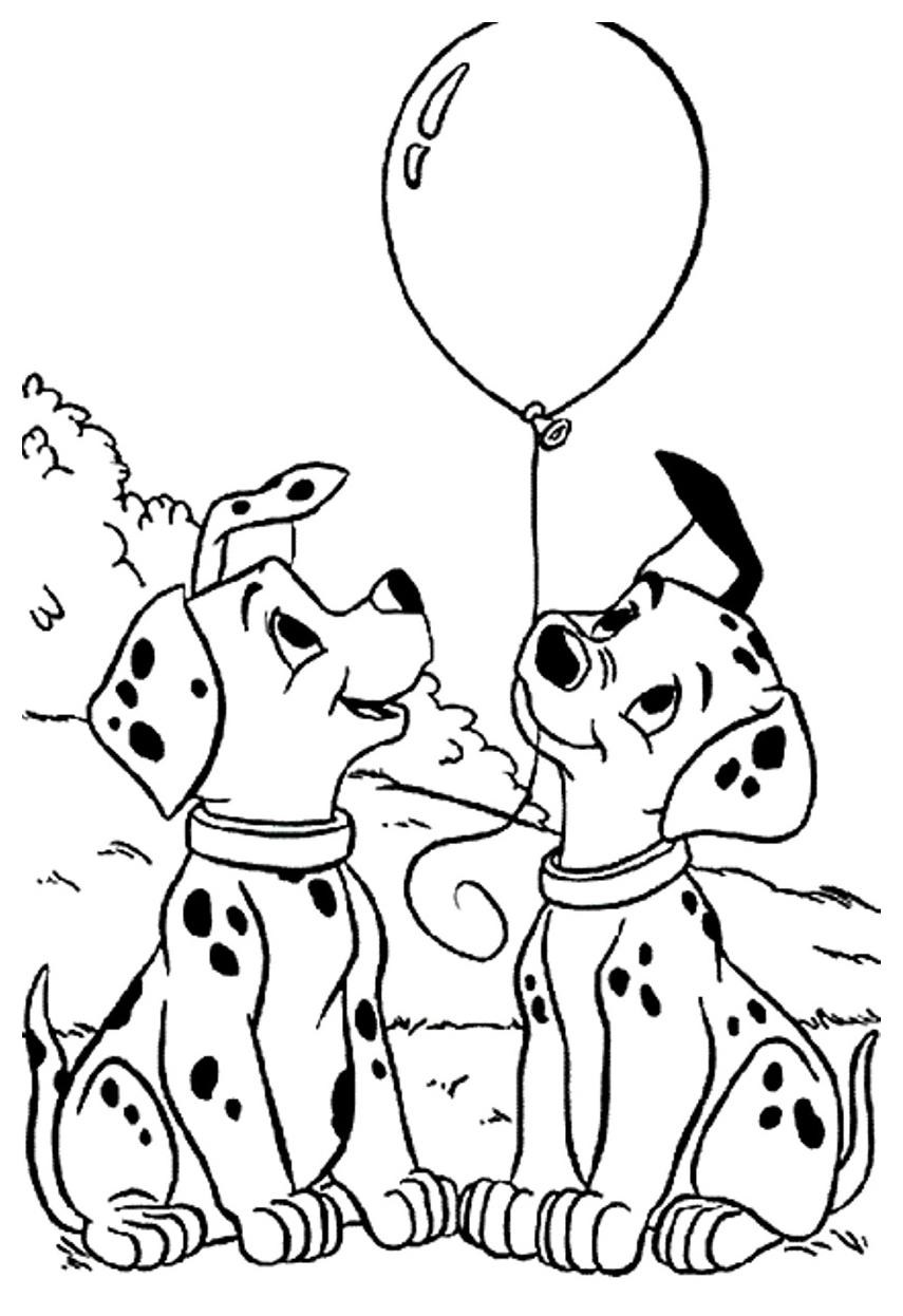Dibujo para colorear: 101 Dalmatians (Películas de animación) #129167 - Dibujos para Colorear e Imprimir Gratis