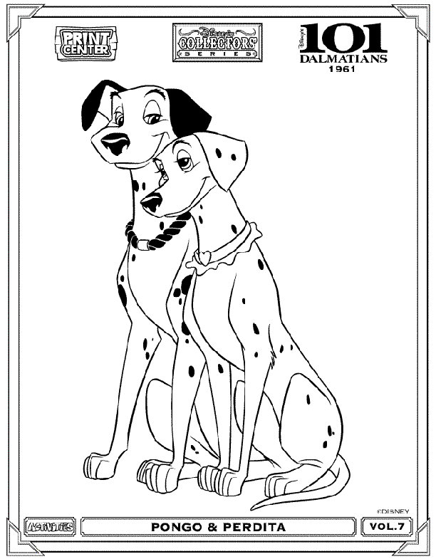 Dibujo para colorear: 101 Dalmatians (Películas de animación) #129178 - Dibujos para Colorear e Imprimir Gratis