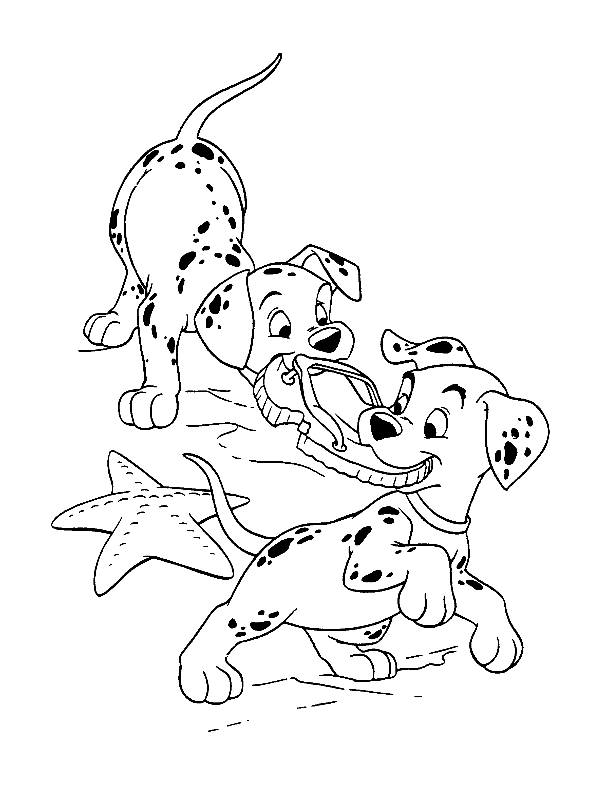 Dibujo para colorear: 101 Dalmatians (Películas de animación) #129190 - Dibujos para Colorear e Imprimir Gratis