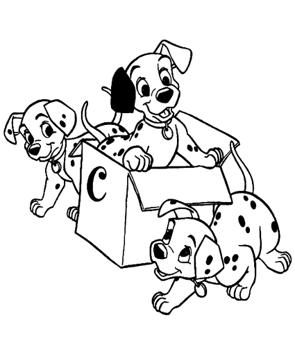 Dibujo para colorear: 101 Dalmatians (Películas de animación) #129203 - Dibujos para Colorear e Imprimir Gratis
