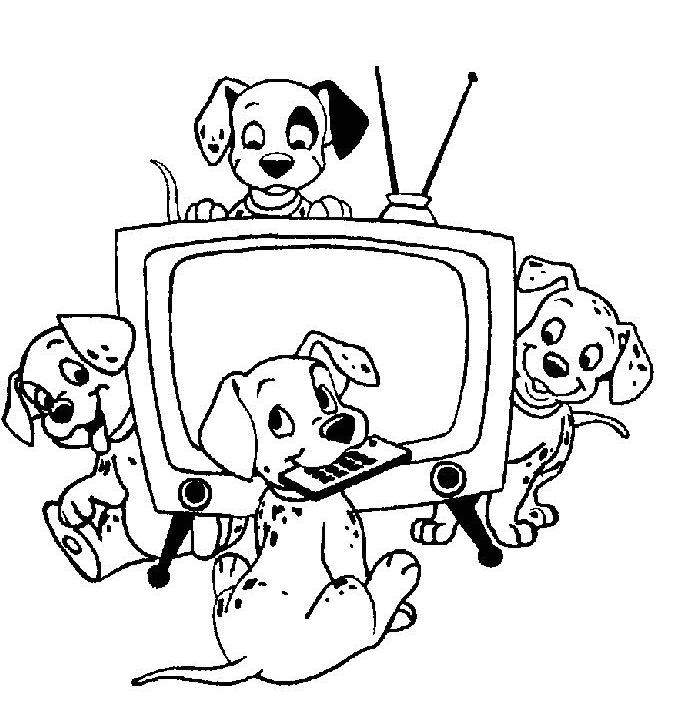 Dibujo para colorear: 101 Dalmatians (Películas de animación) #129208 - Dibujos para Colorear e Imprimir Gratis