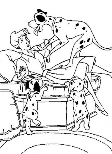 Dibujo para colorear: 101 Dalmatians (Películas de animación) #129229 - Dibujos para Colorear e Imprimir Gratis
