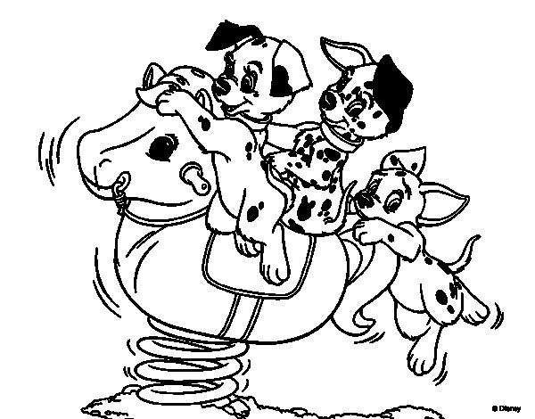 Dibujo para colorear: 101 Dalmatians (Películas de animación) #129233 - Dibujos para Colorear e Imprimir Gratis