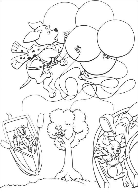 Dibujo para colorear: 101 Dalmatians (Películas de animación) #129236 - Dibujos para Colorear e Imprimir Gratis