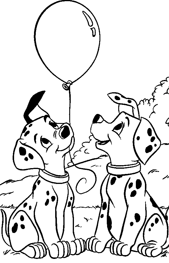 Dibujo para colorear: 101 Dalmatians (Películas de animación) #129286 - Dibujos para Colorear e Imprimir Gratis