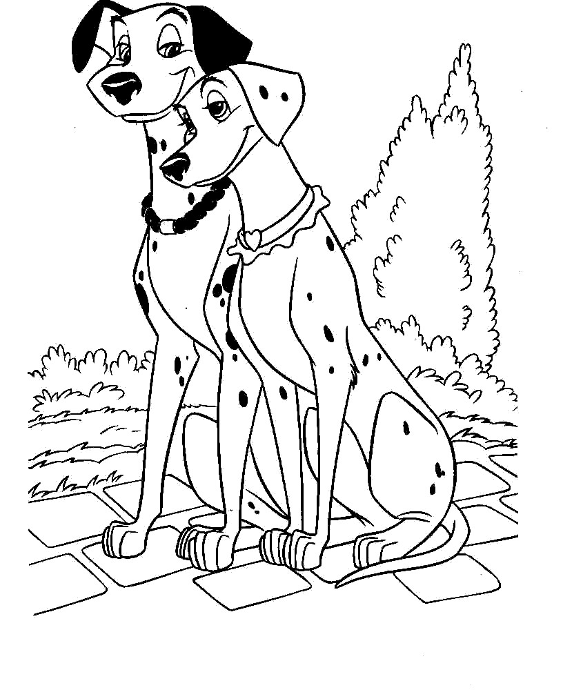 Dibujo para colorear: 101 Dalmatians (Películas de animación) #129293 - Dibujos para Colorear e Imprimir Gratis