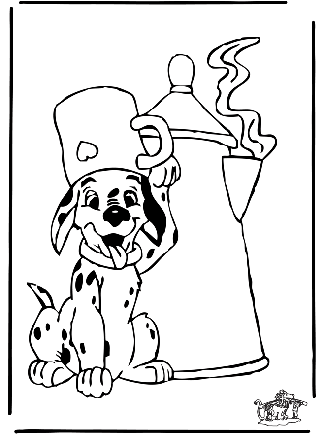 Dibujo para colorear: 101 Dalmatians (Películas de animación) #129307 - Dibujos para Colorear e Imprimir Gratis
