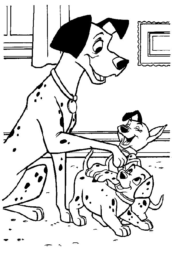 Dibujo para colorear: 101 Dalmatians (Películas de animación) #129338 - Dibujos para Colorear e Imprimir Gratis